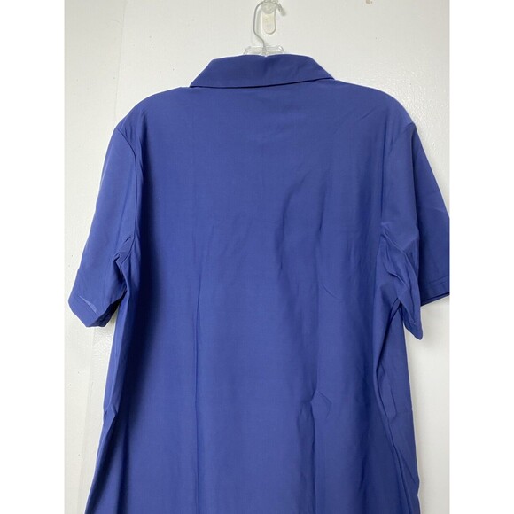 Haimont Polo Shirts Men Size L Blue Dry Fit Short Sleeve Collared Golf T-Shirts - Picture 12 of 14